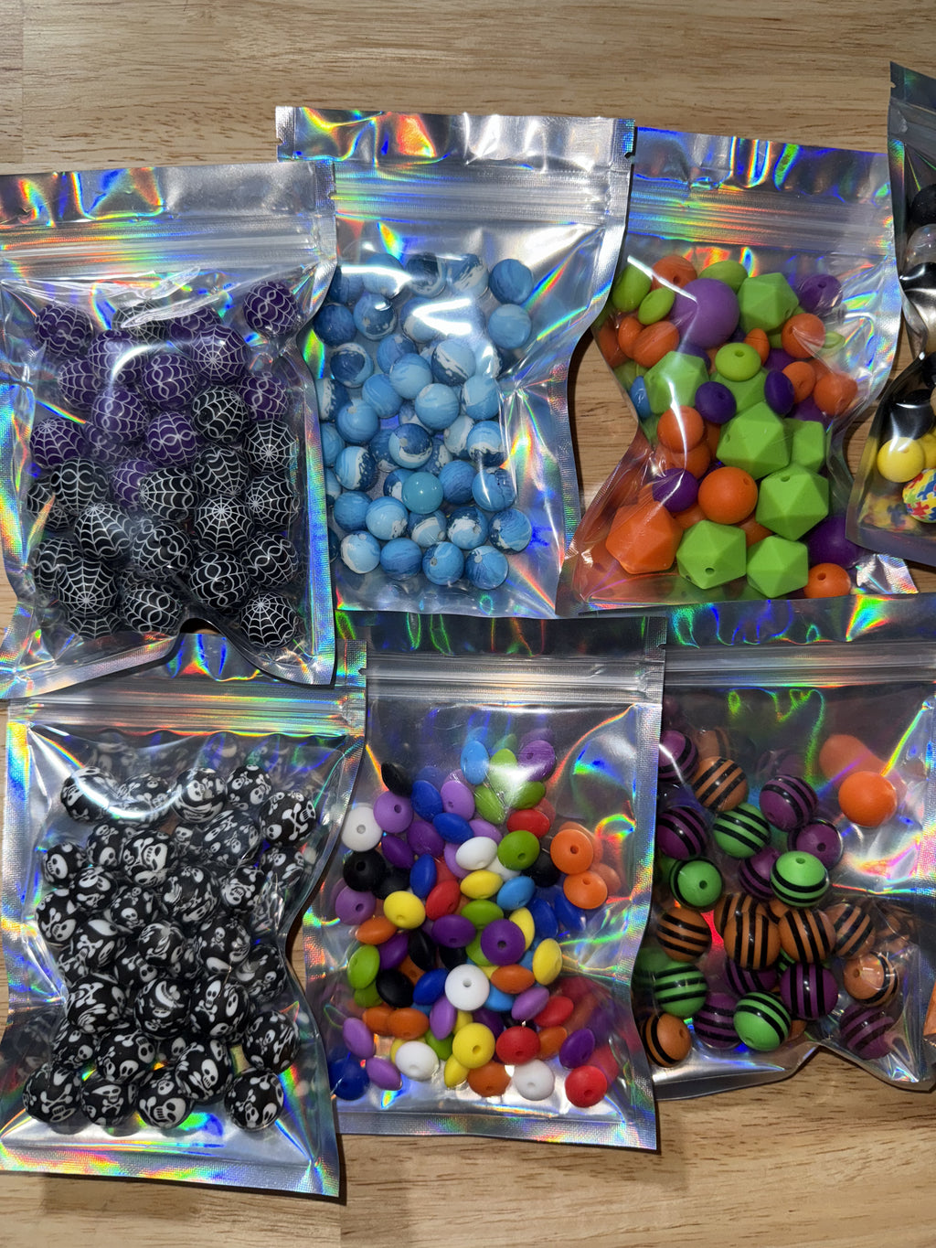 Mystery Silicone Bead Pack various sizes