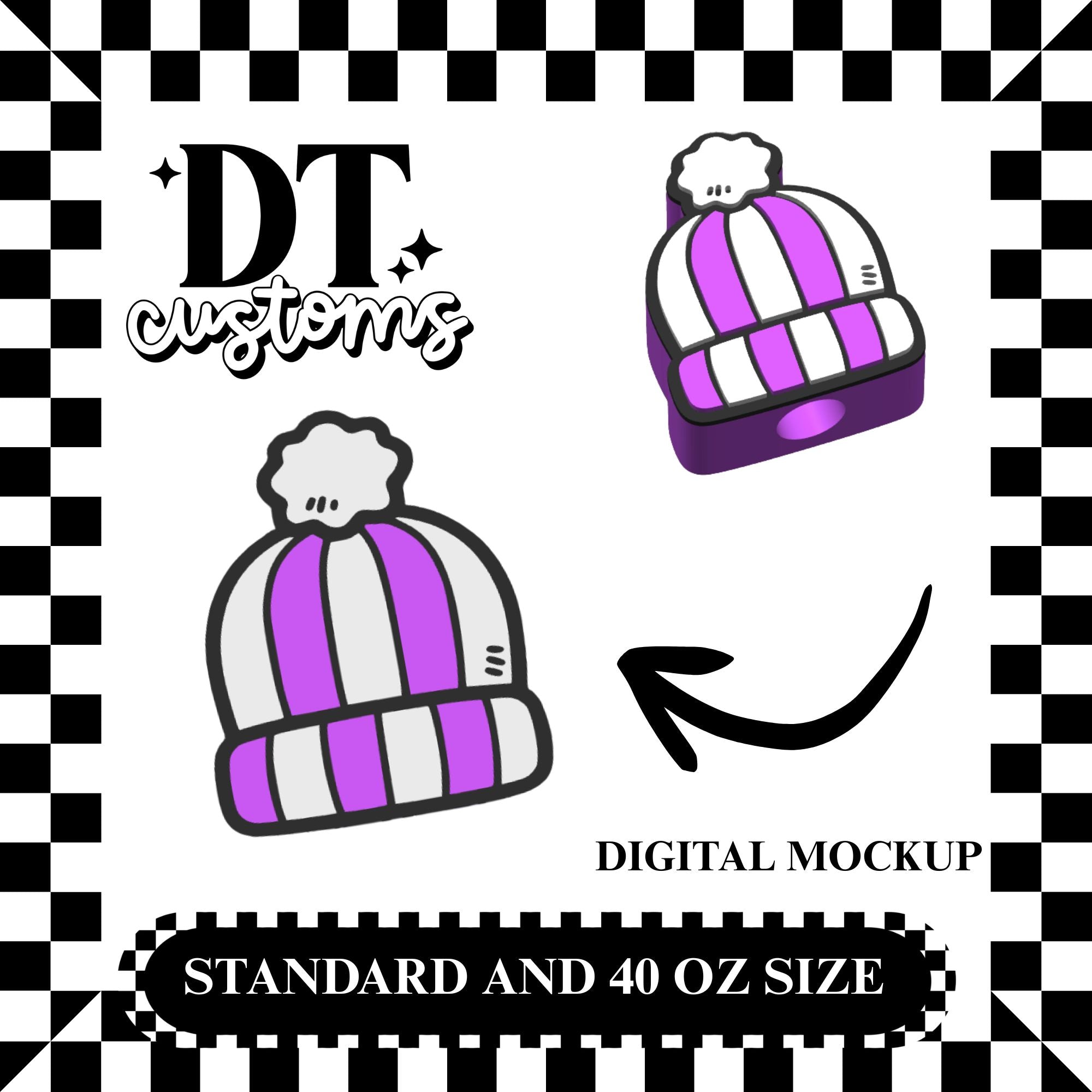 Wholesale Beanie 3D Straw Topper