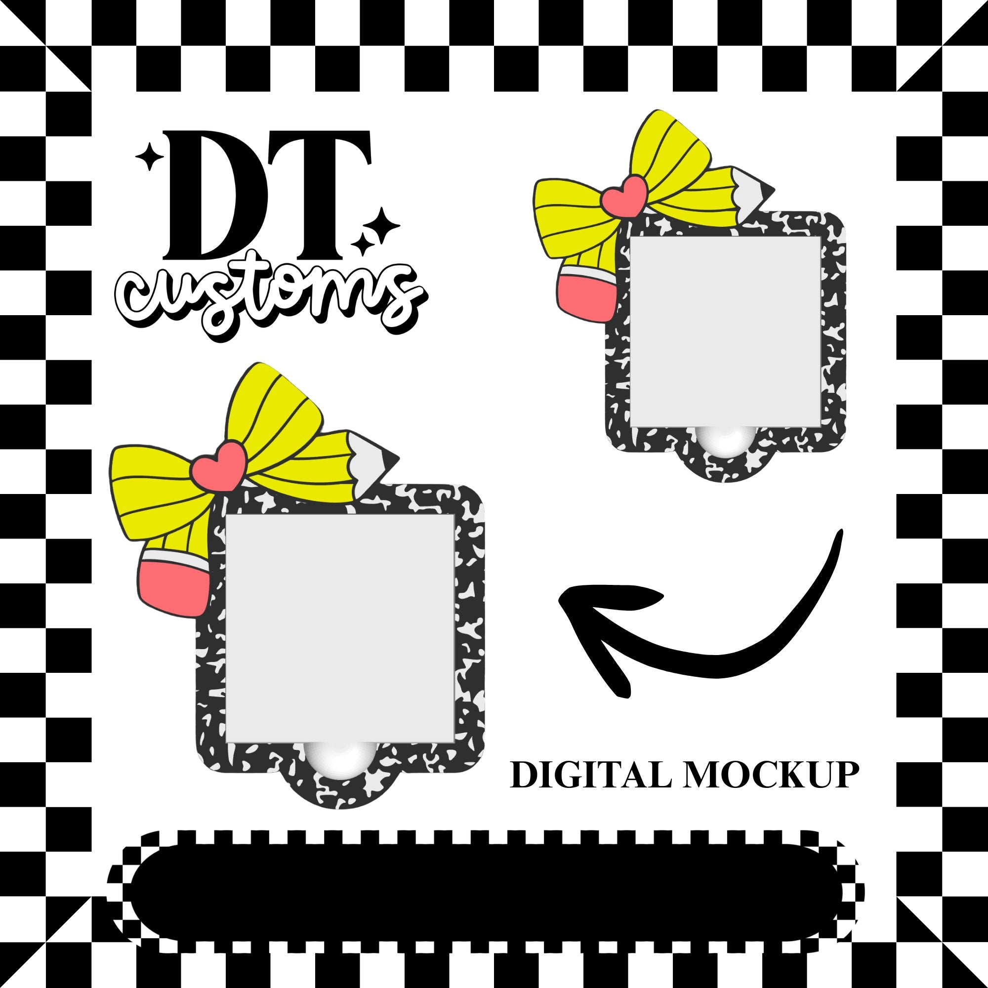 Wholesale 6 Composition Bow 3D Sticky Note Holders