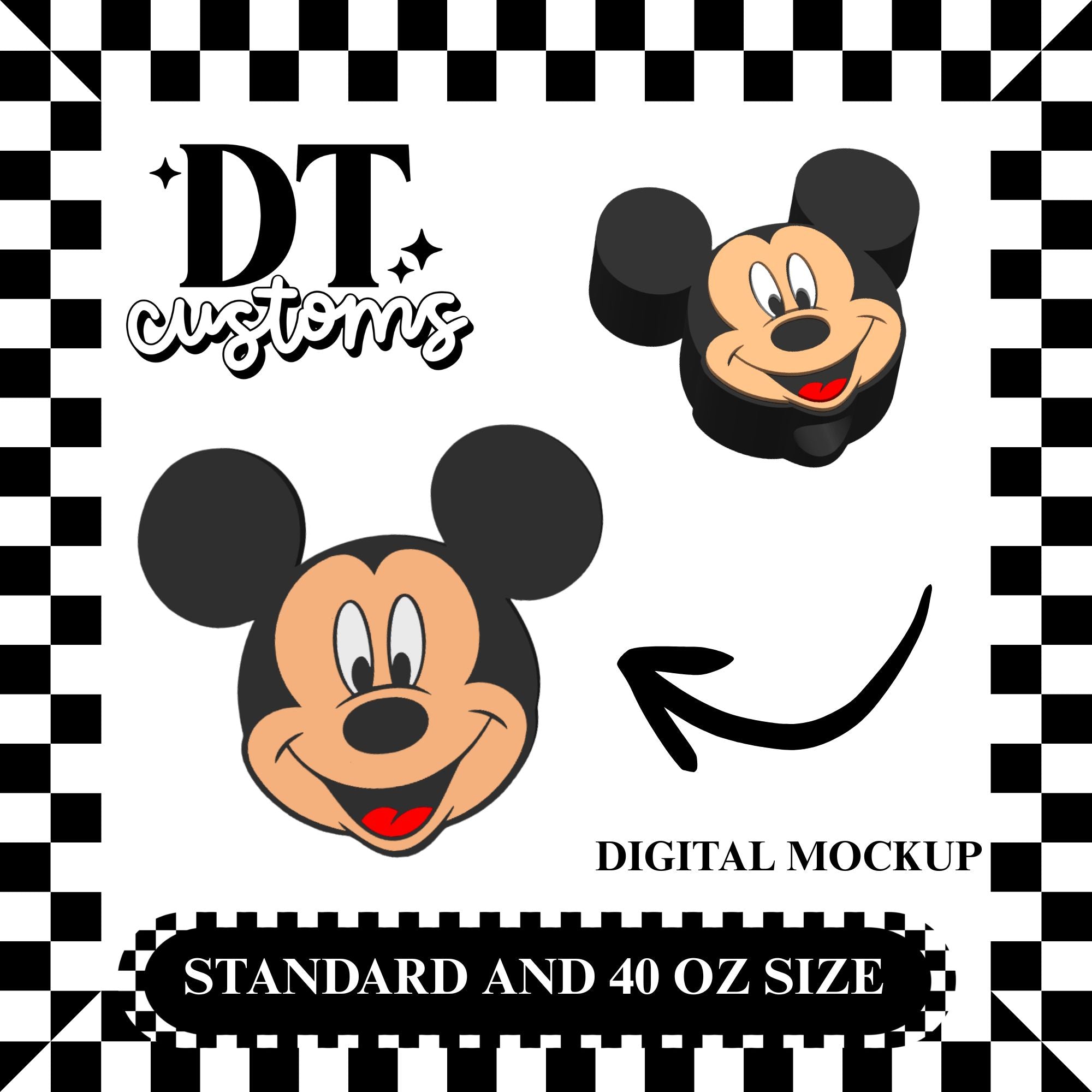 Wholesale Boy Mouse 3D Straw Topper