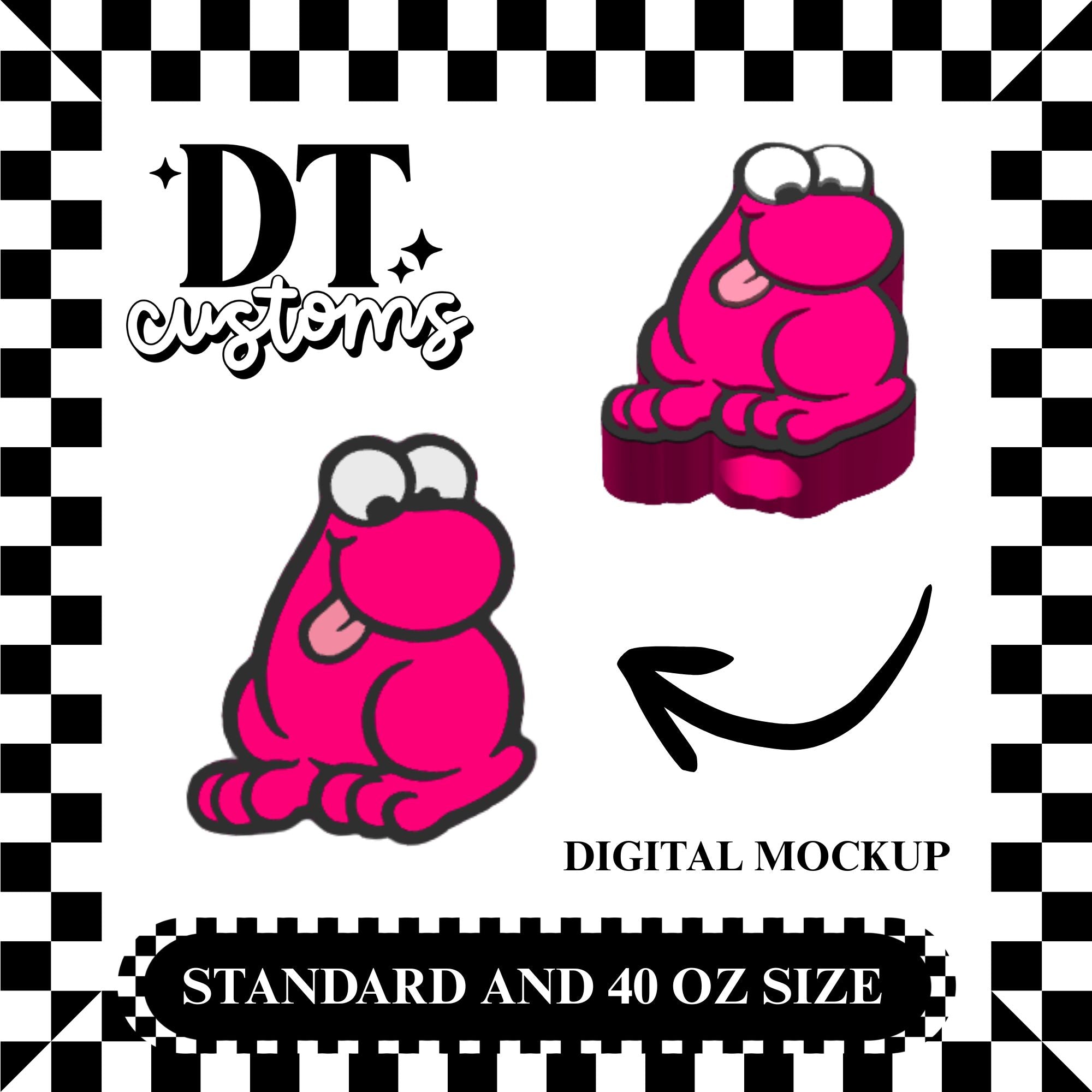 Wholesale Pink Nerd 3D Straw Topper