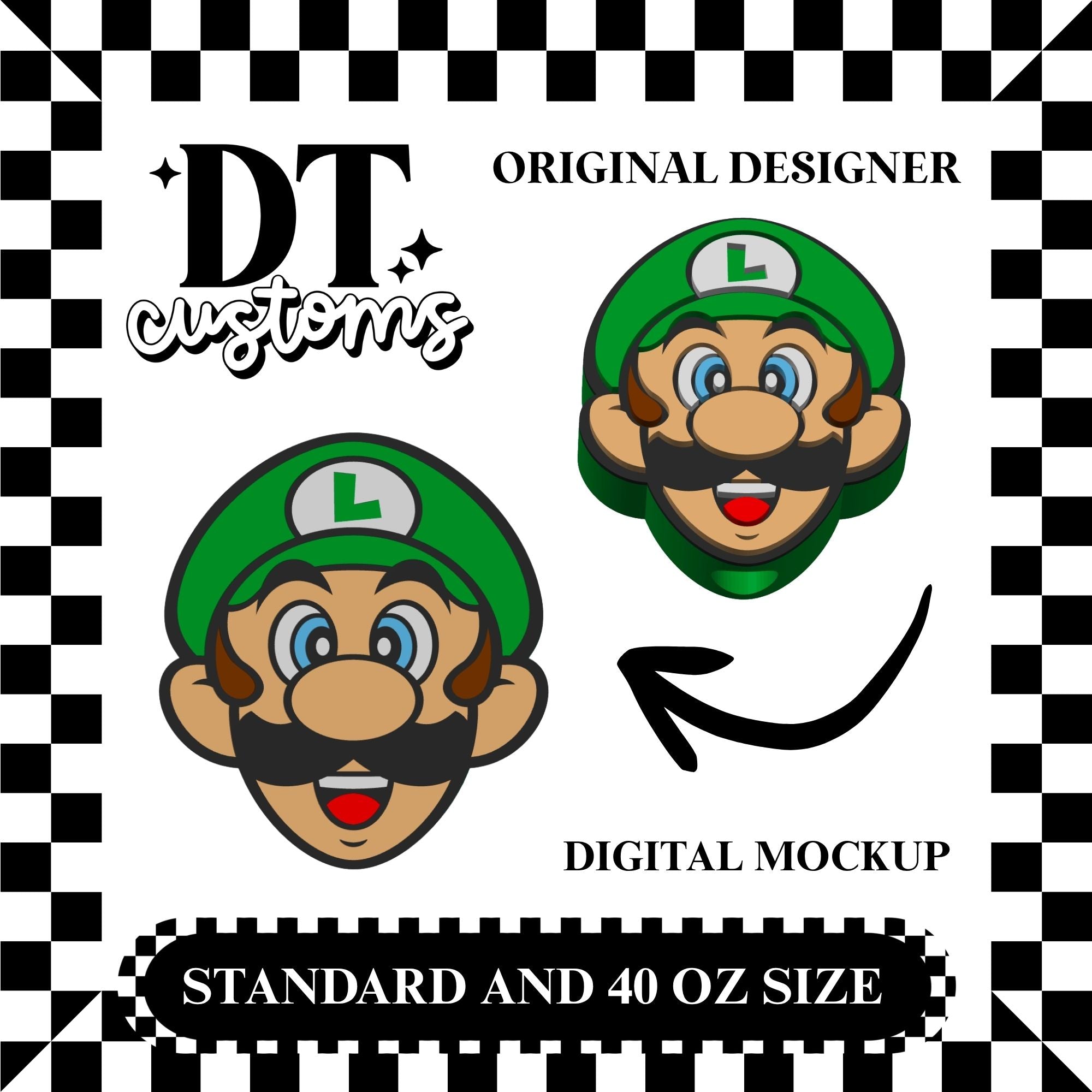 Wholesale Super Green Dude Straw Topper Designed By DT Customs
