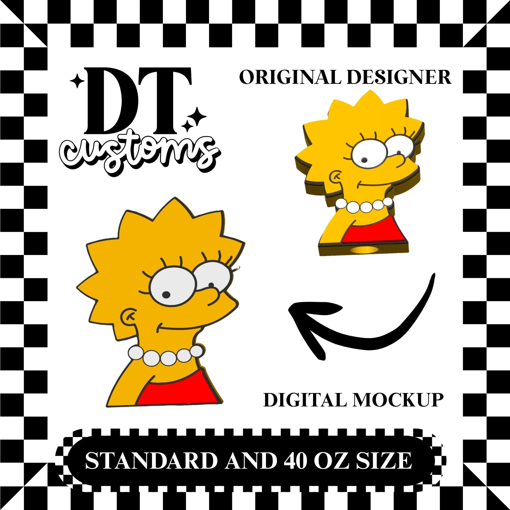 Wholesale Lisa Straw Topper Designed By DT Customs