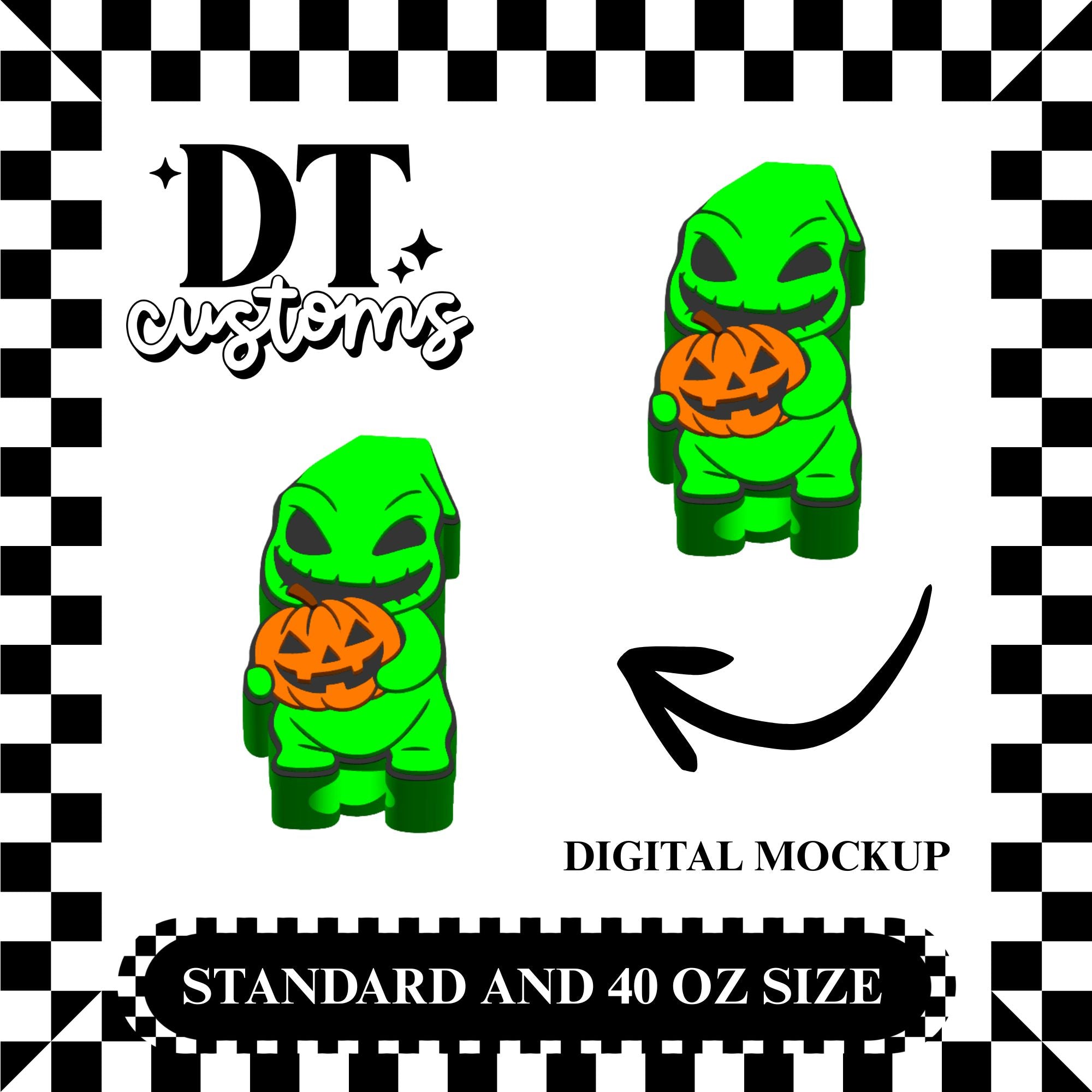 Wholesale Pumpkin Bug Monster 3D Straw Topper