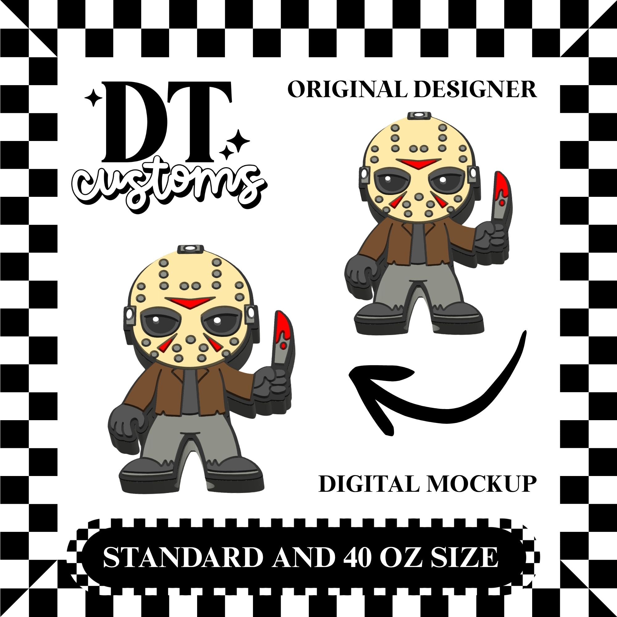 Wholesale Horror Jacket Jason Straw Topper Designed By DT Customs