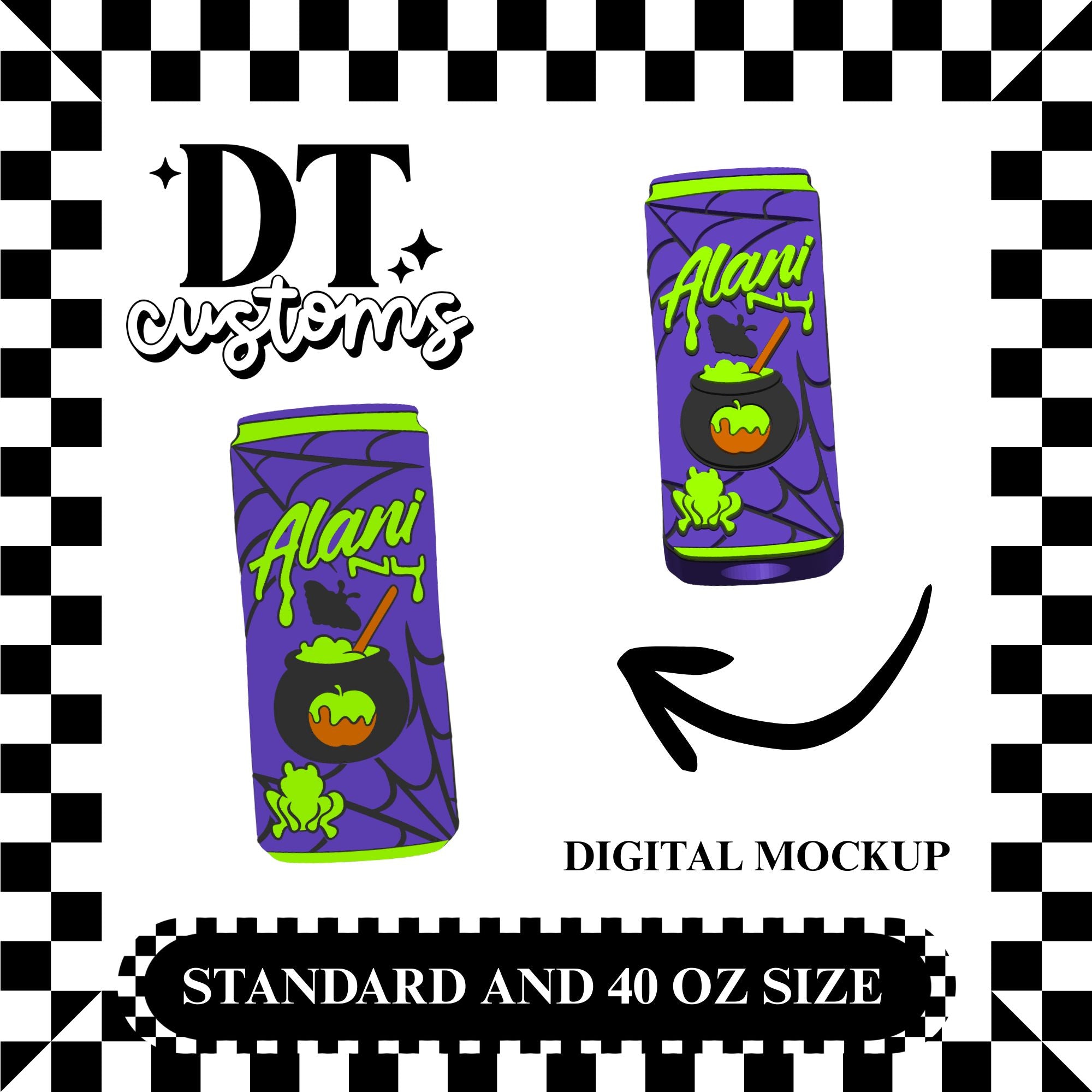 Wholesale Witch Brew Nu 3D Straw Topper