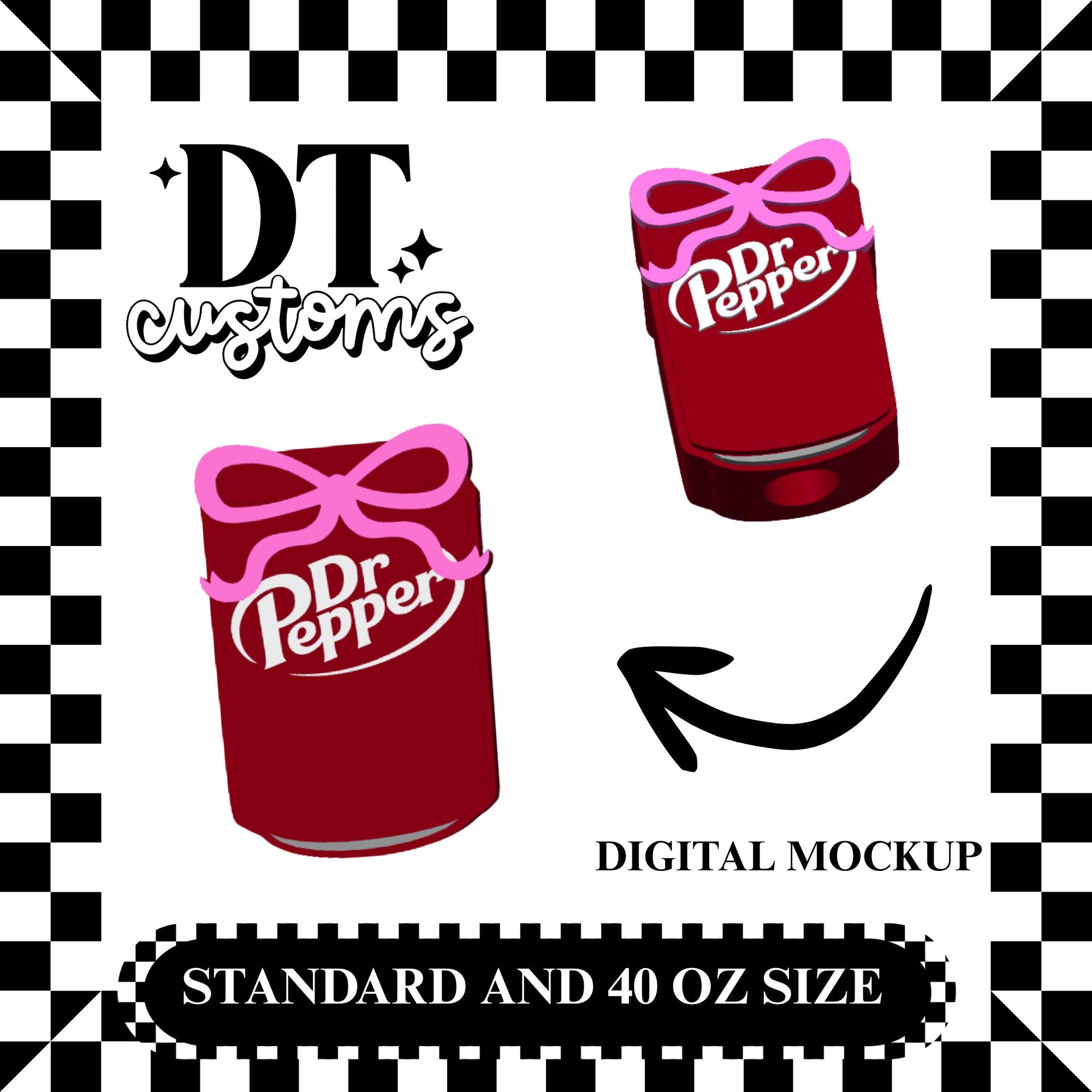 Wholesale Dr P Coquette 3D Straw Topper