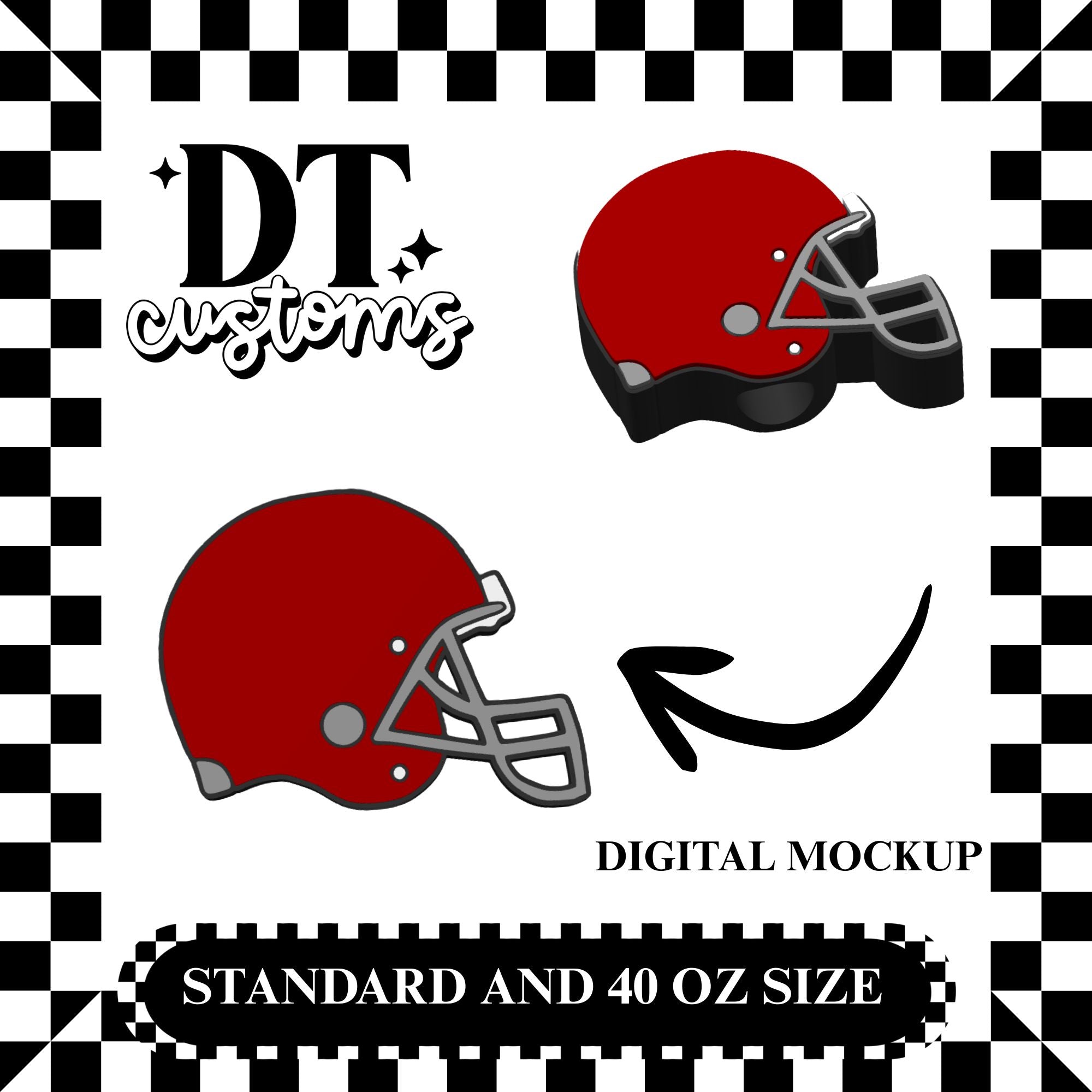 Wholesale Football Helmet 3D Straw Topper